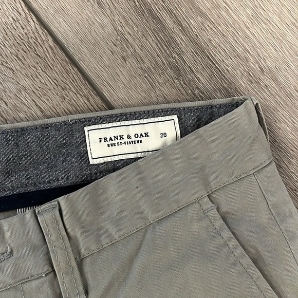 Frank and Oak the Newport modern straight fit pants size 28 - Picture 2 of 5